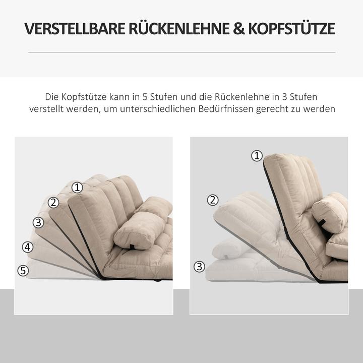 Actual product image Homcom Bodensofa (2 person sofa)