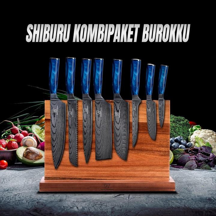 Produktbild Küchenkompane Messerset Shiburu mit Messerblock