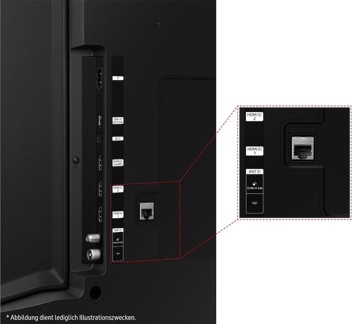 Produktbild Samsung GU43CU7179U (43", CU7179, LED, 4K, 2023)