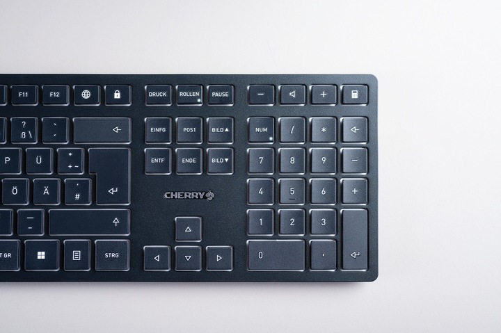 Actual product image CHERRY KW 9100 SLIM (FR, Cable)