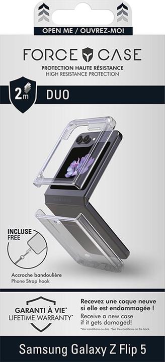 Produktbild Force Case Hülle für Samsung Galaxy Z Flip 5 DUO Series (Samsung Galaxy Z Flip 5G)
