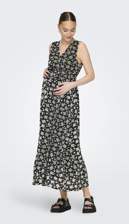 Image du produit Only Maternity Coupe normale Col en V Maternité Robe longue (M)