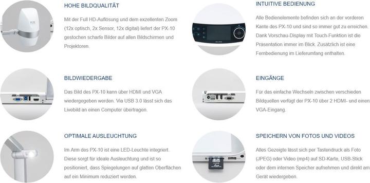 Productafbeelding Elmo PX10 (Volledige HD)