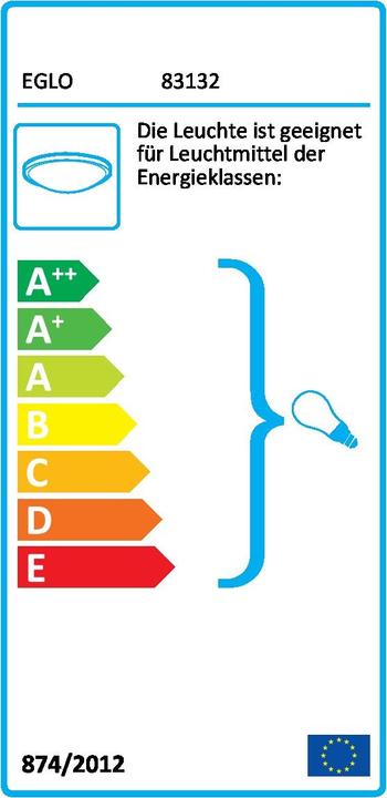 Etichetta energetica EGLO Grafico (E27)