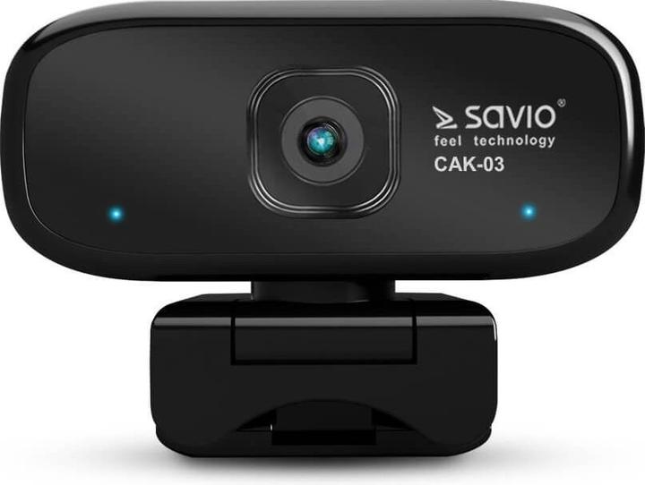 Actual product image Savio Elmak USB HD CAK-03 webcam with microphone, 1280x720 (2 Mpx)