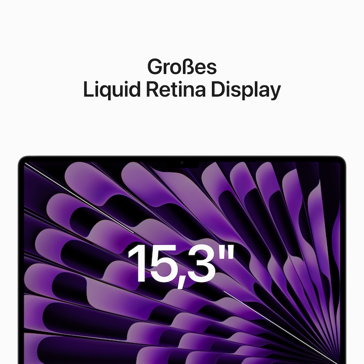 Actual product image Apple MacBook Air – 2023 (15", M2, 16 GB, 1000 GB, DE)
