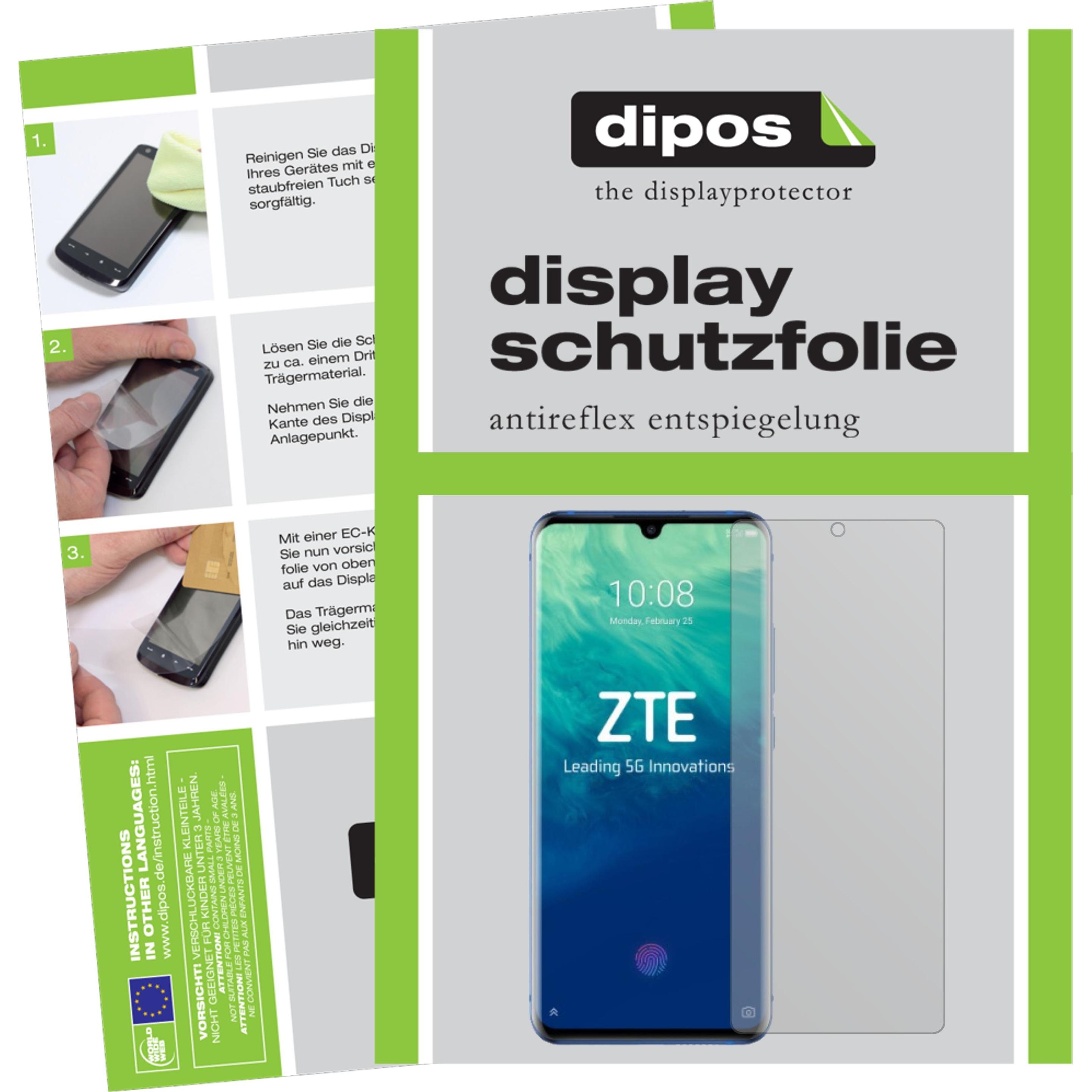 Thumbnail - Dipos Displayschutzfolie Antireflex (1 Stück, ZTE Axon 10s Pro 5G), Smartphone Schutzfolie, Transparent