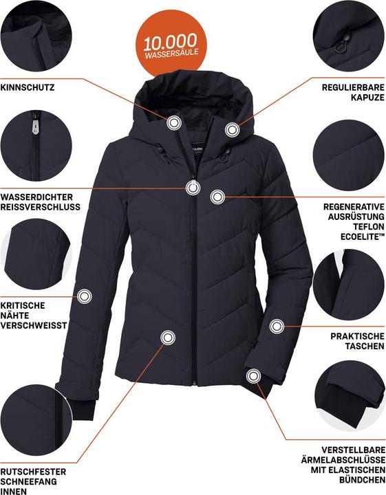 Actual product image Killtec Ksw 31 Wmn Ski Qltd Jckt (40)