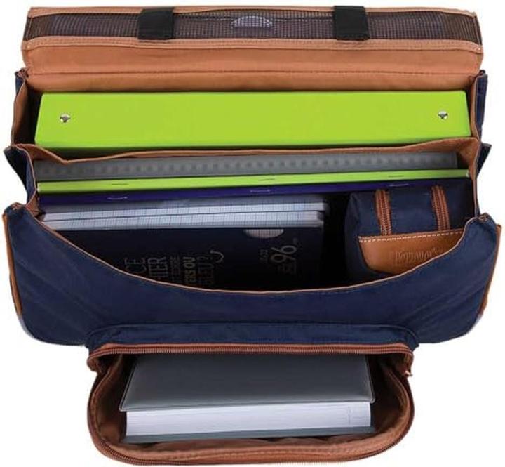 Actual product image Campeny Boys Rolling Backpack with Reflective Details and Multiple Compartments