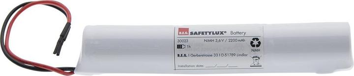 B.E.G. Brück Batterie de rechange forme bâton NiCd 3.6V 1.2h - Batterie - 1.600 mAh