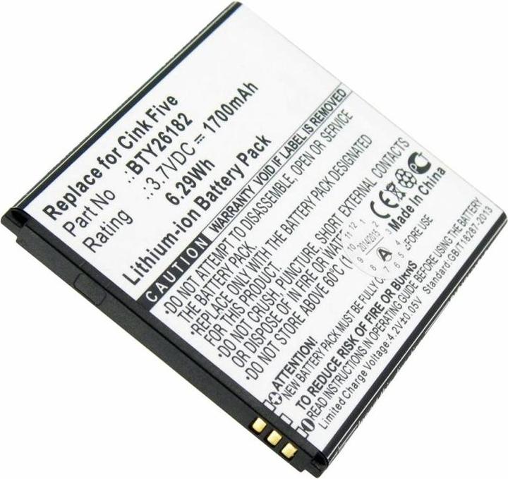 Image du produit Wiko Batterie Cink Five, Rainbow, Darknight, Rainbow Lite, Stairway, Bloom