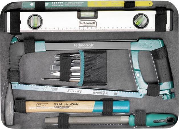 Produktbild technocraft ABS-Werkzeugkoffer Pro Chrome 185
