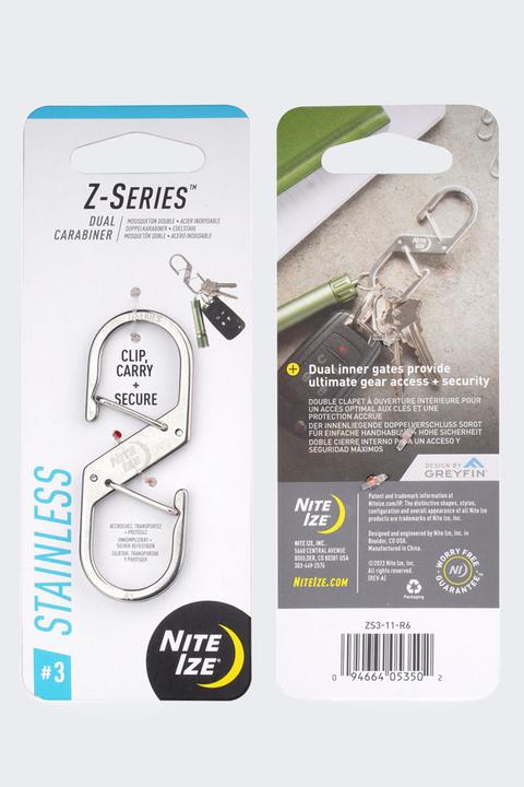 Immagine prodotto Nite Ize Z-Series #3 Double Snap Hook Steel Silver