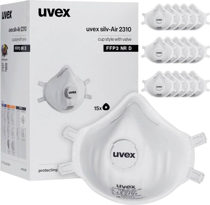 Actual product image Uvex Safety Fine dust mask (FFP3, 15 x)