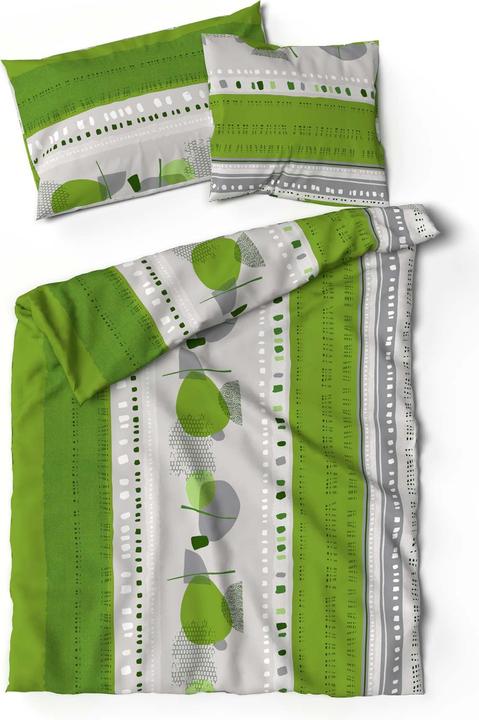 Immagine prodotto Lotus Bettwaren Biancheria da letto in bambù Tulani verde (Copricuscino, 50 x 70 cm)