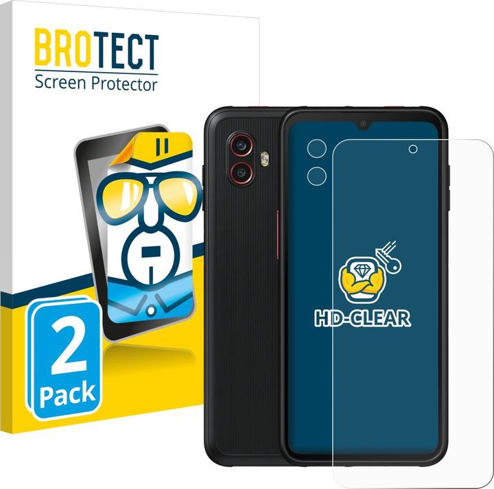 Actual product image BROTECT Screen Protector Clear (2 Piece, Samsung Galaxy XCover 6 Pro)