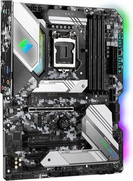 Actual product image AsRock Z490 Steel Legend (LGA 1200, Intel Z490, ATX)