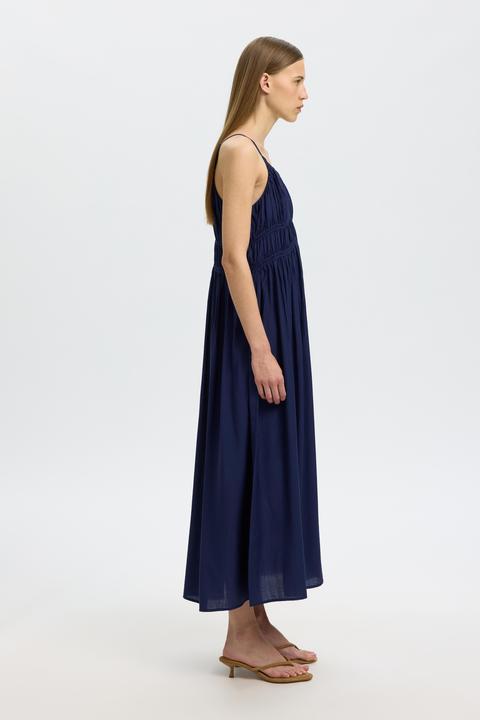 Produktbild Selected V-Ausschnitt Spaghetti Maxikleid (34)