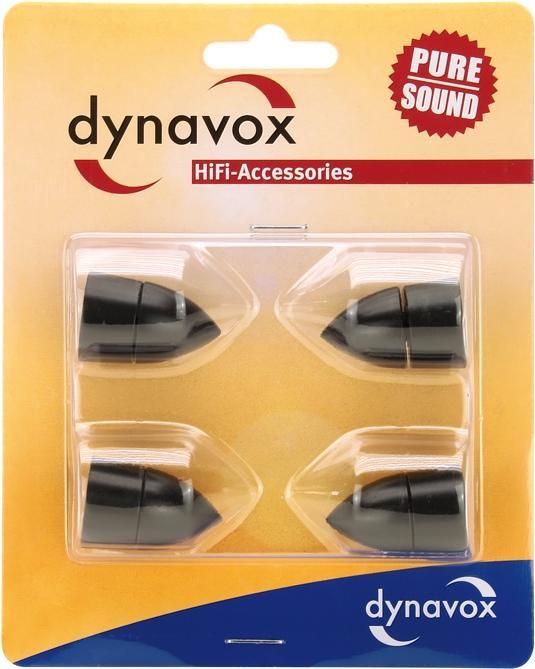 Actual product image Dynavox SubWatt devices and speaker feet set of 4 black (Audio Converter)