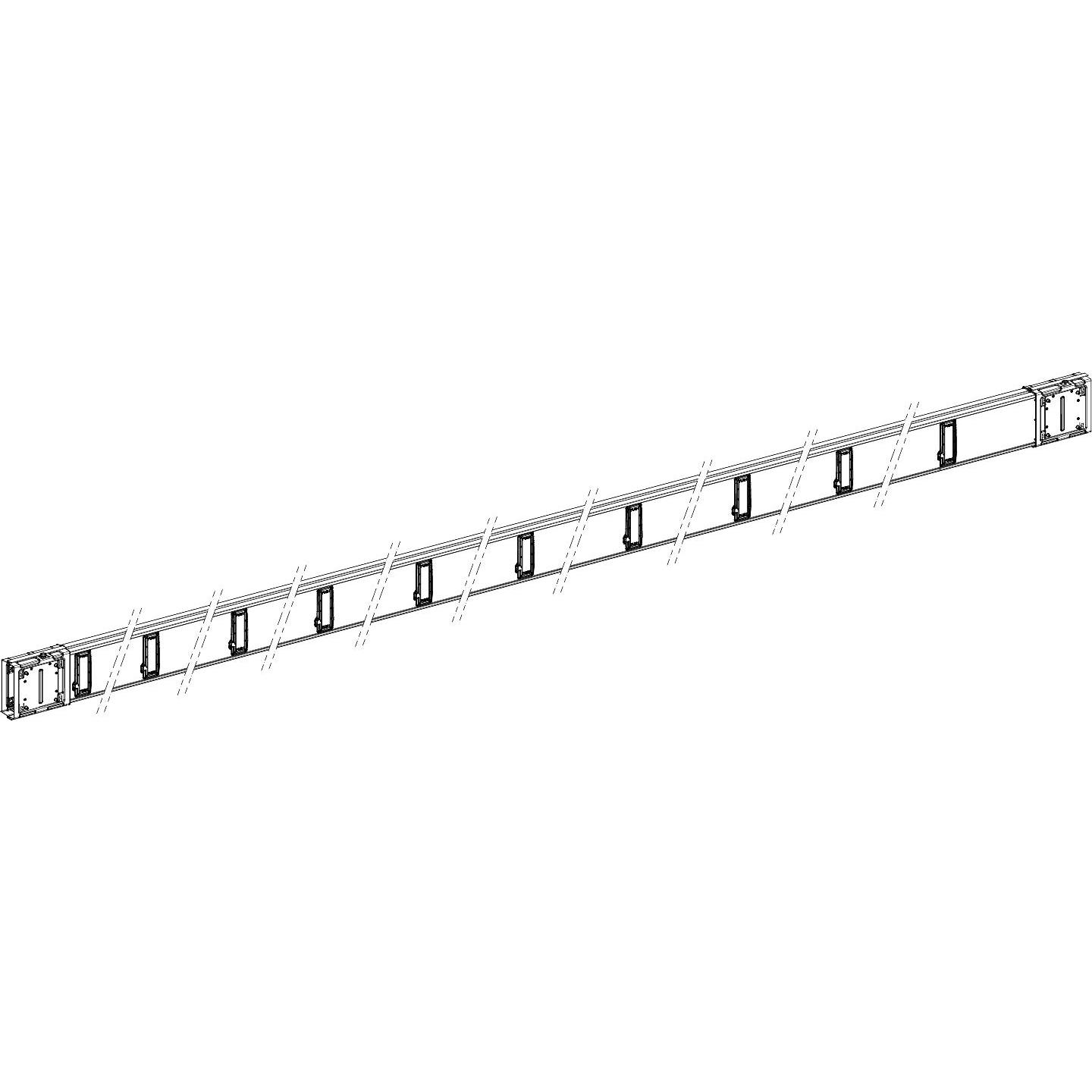 Thumbnail - Schneider Electric, Verteilerschrank Zubehör, KSA gerades Element, 160A, 5m, 12Abgänge KSA160ED45020
