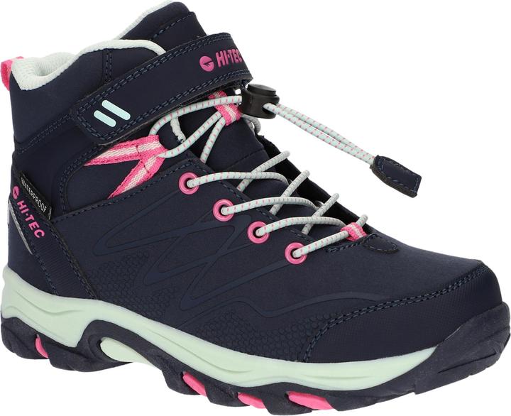 Produktbild Hi-Tec Wanderschuhe Blackout Mid WP Jr marineblau/pink (35)