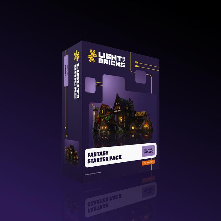 Produktbild Light my bricks LMB 2.0 LED Licht-Starterset für Fantasy-Sets von LEGO® & Kompatiblen wie Cobi etc.