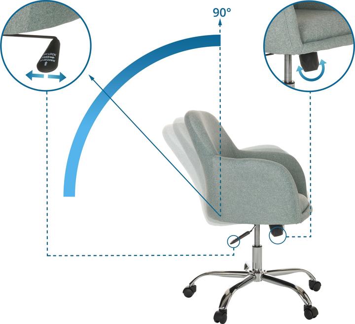 Produktbild Hjh Office SOLAO 300 (44 - 53 cm)