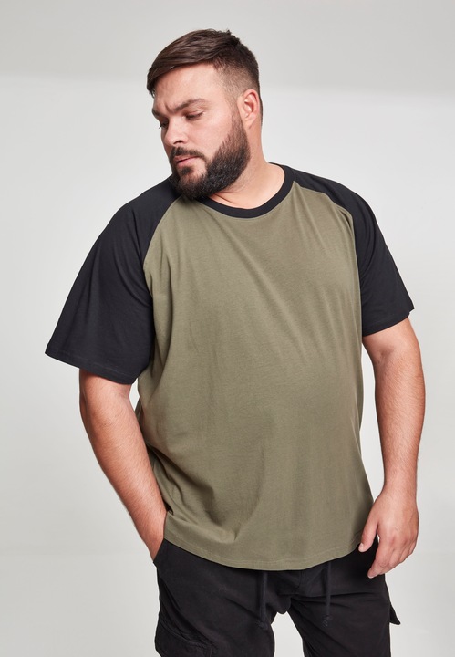 Actual product image Urban Classics Raglan Contrast Tee (4XL)