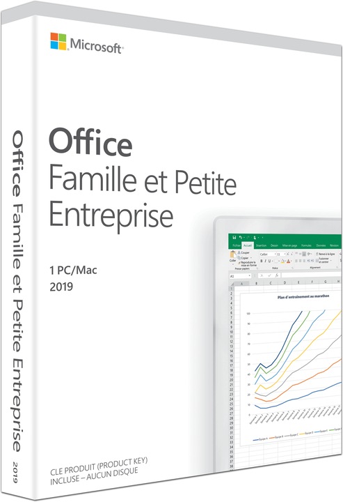 Image du produit Microsoft Office Home and Business 2019 Français (1 Utilisateur, Illimité)
