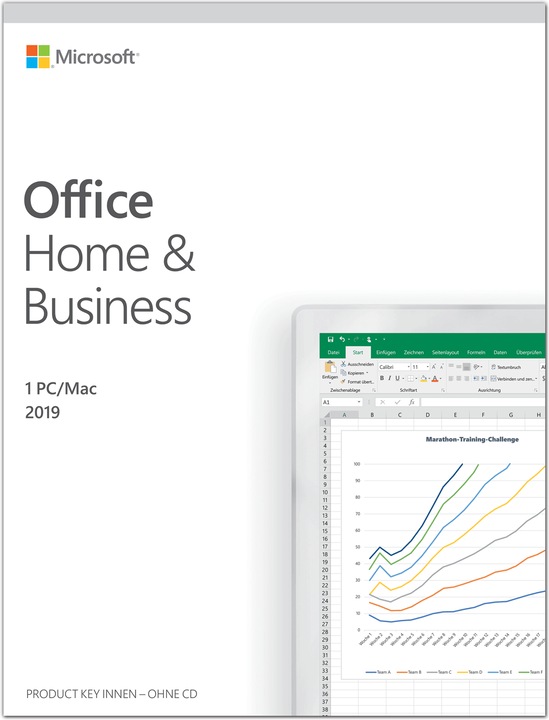 Produktbild Microsoft Office Home & Business 2019 (1 User, unbegrenzt)