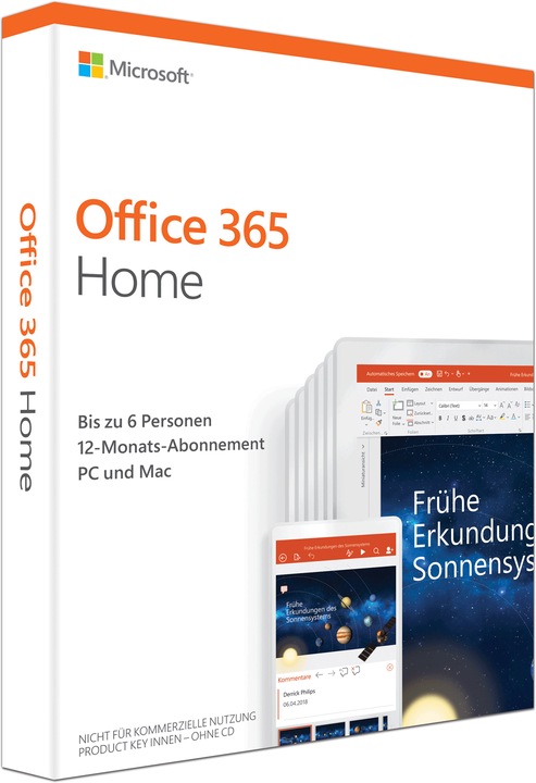 Microsoft Office 365 Home German (1 User, 12 months)