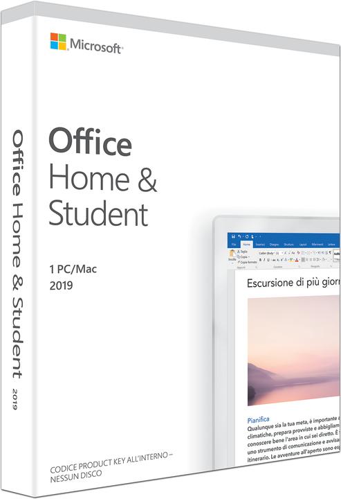 Image du produit Microsoft Office Home and Student 2019 Italien (1 Utilisateur, Illimité)