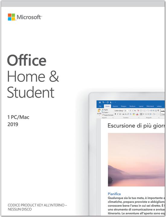 Image du produit Microsoft Office Home and Student 2019 Italien (1 Utilisateur, Illimité)