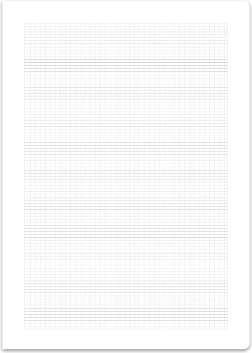 Produktbild Ursus Notenheft (A4, Liniert, Weicher Einband)