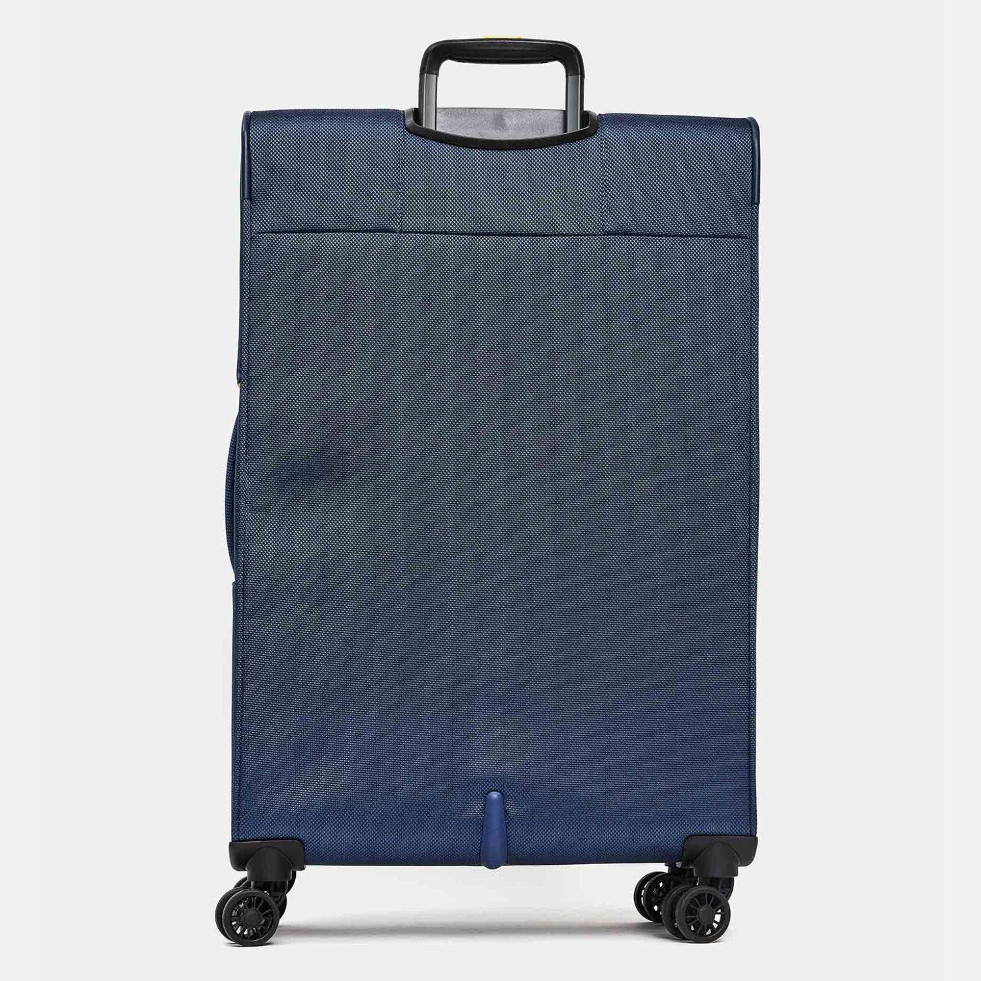 Mandarina Duck, Koffer, Zephyr 4 Rollen Trolley L 78 cm mit Dehnfalte, Blau, (102 l, XL (ab 115l))