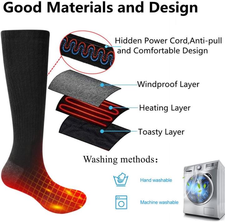 Produktbild Barchi Heat Wiederaufladbare Heizsocken (46 - 48)