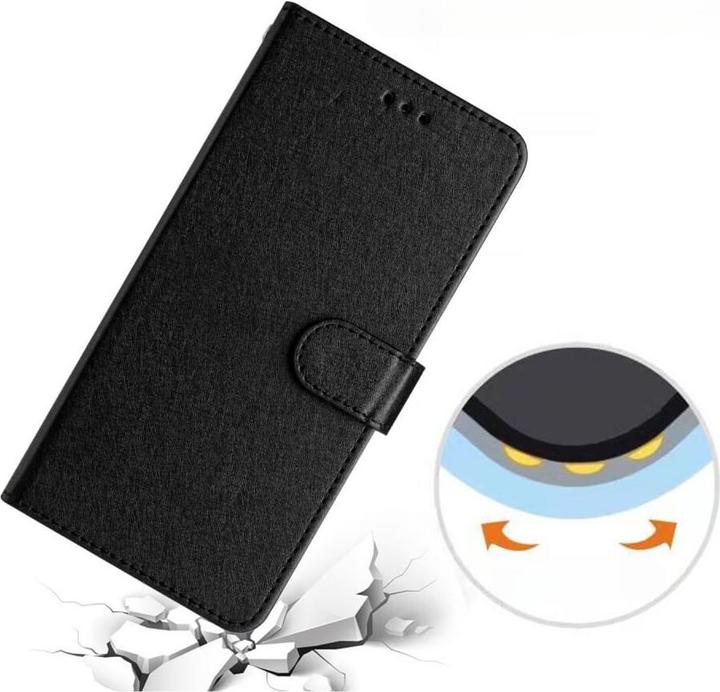 Produktbild Cover-Discount Silk Texture Etui Hülle schwarz (Samsung Galaxy S24+)
