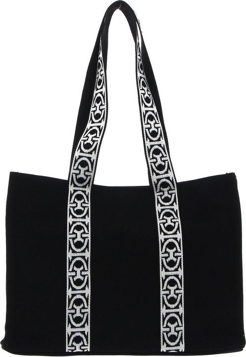 Actual product image Coccinelle Never Without Bag Ribbon Handbag Canvas Fabric
