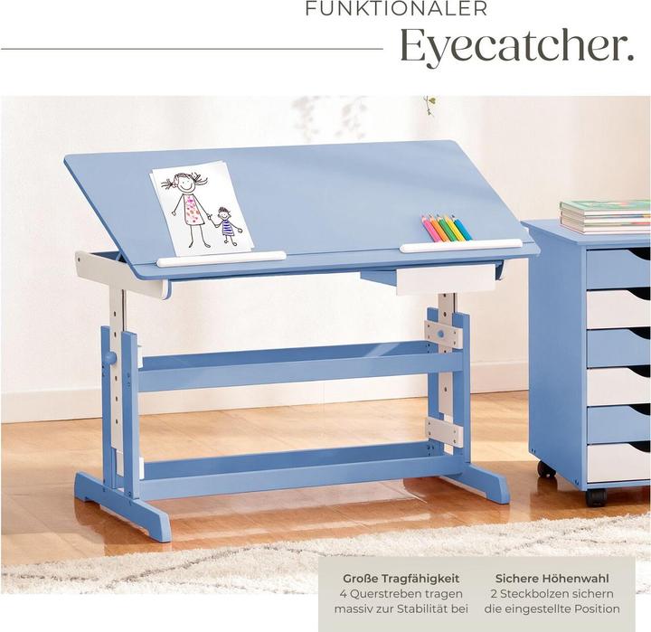 Produktbild tectake Schreibtisch (109 x 55 x 94 cm)