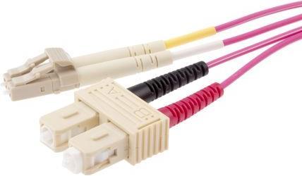 Actual product image RS PRO Patchcord Multi Duplex LC-SC Violet 1m (1 m)