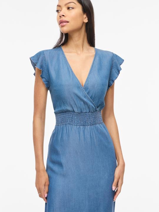 Produktbild Vila VIMAI Kappenärmel Maxikleid (38)