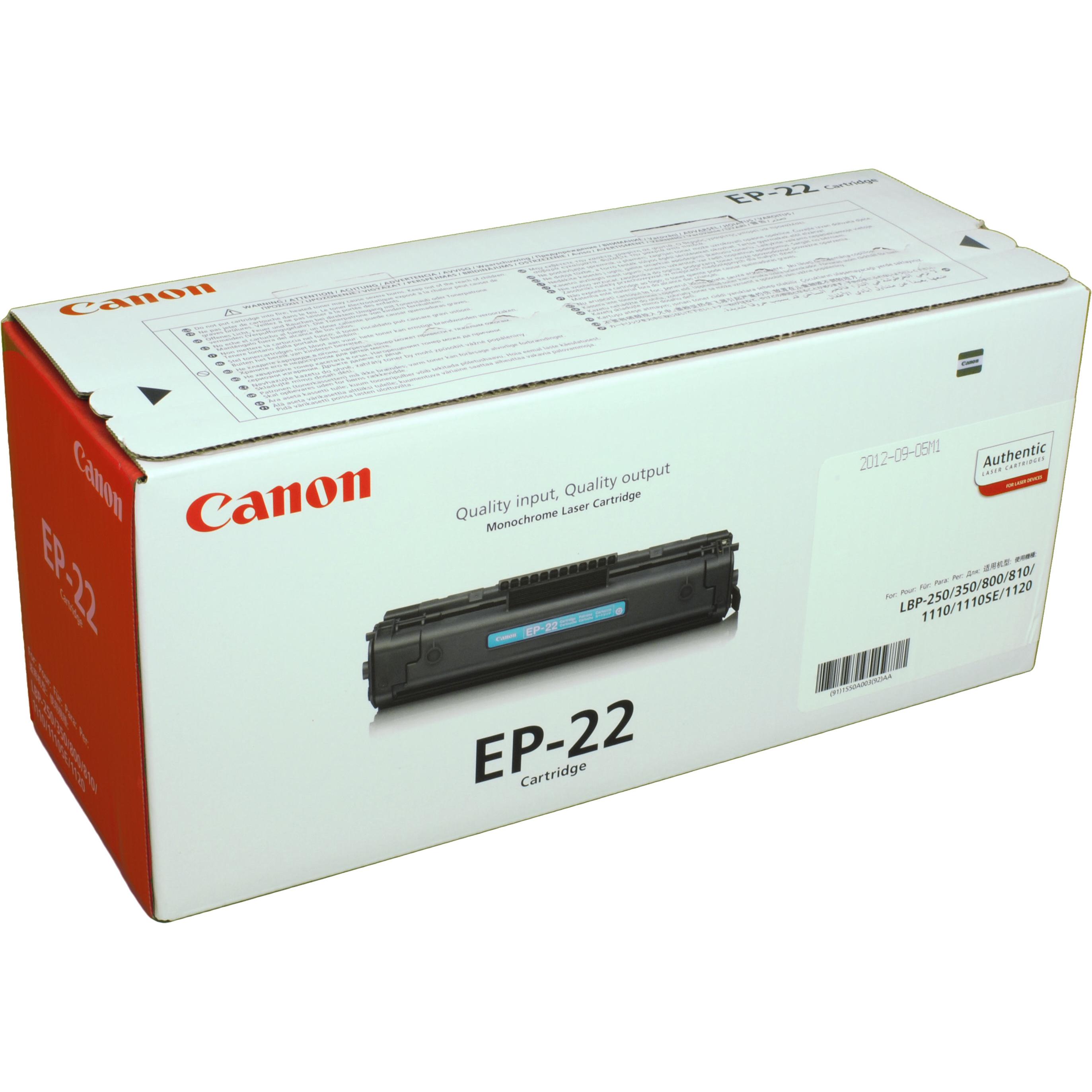 Canon, Toner, Ep-22 (BK)