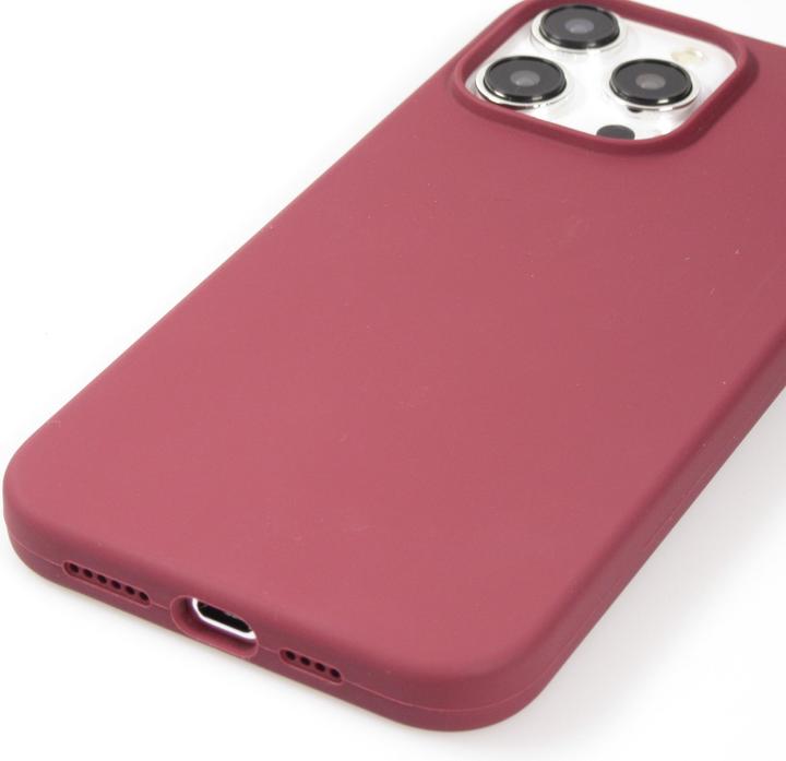 Produktbild PhoneLook Hülle Soft Touch Bordeaux (Apple iPhone 15 Pro)