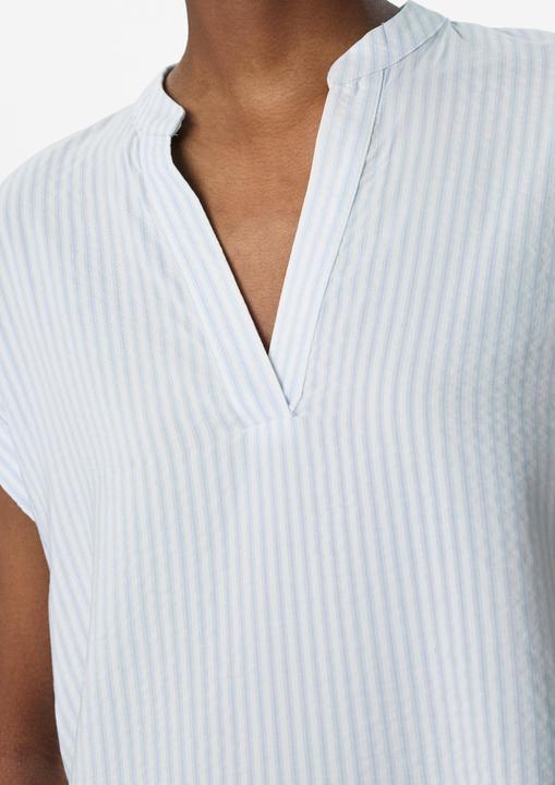Immagine prodotto Comma Bluse Gestreifte Tunikabluse mit kurzen Ärmeln (34)