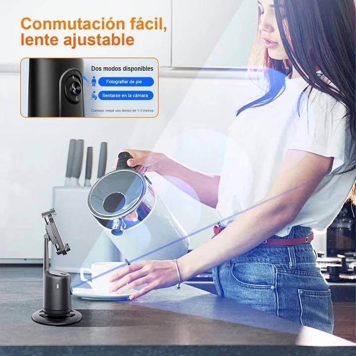 Immagine prodotto PhoneLook Stabilizzatore per smartphone per selfie con tracciamento del volto, rotazione a 360 gradi e
