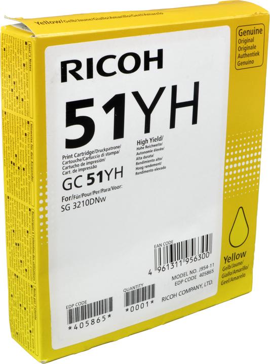 Actual product image RICOH GC 51YH - High yield - Yellow - Original (Y)
