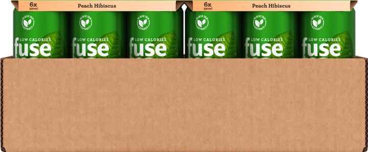 Actual product image Fusetea Peach Hibiscus (24 x 33 cl)