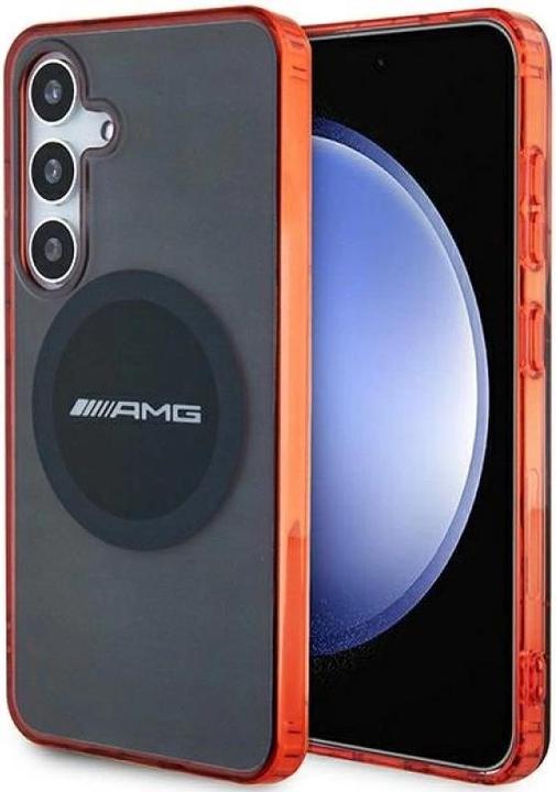 Produktbild Mercedes AMG AMHMS23HBCK S921 czarny/black hardcase Transparent Bicolor MagSafe (Samsung Galaxy S24)