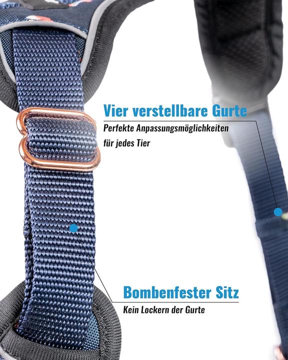 Image du produit Freudentier Harnais respirant pour chien (L, Chien, Général)