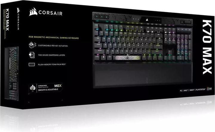 Productafbeelding Corsair K70 MAX RGB (DE, Bedraad)